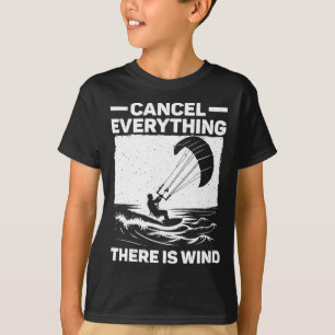 Cool Kitesurfing Art For Men Women Kite Surfing Ki T-Shirt