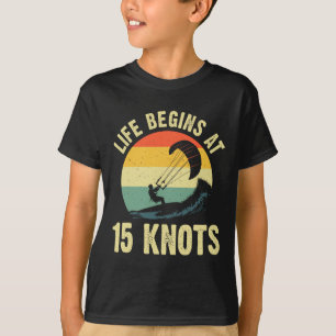 Cool Kitesurfing Art For Men Women Kite Surfing Ki T-Shirt