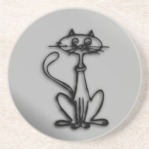 Cool Kitty Cat Coaster