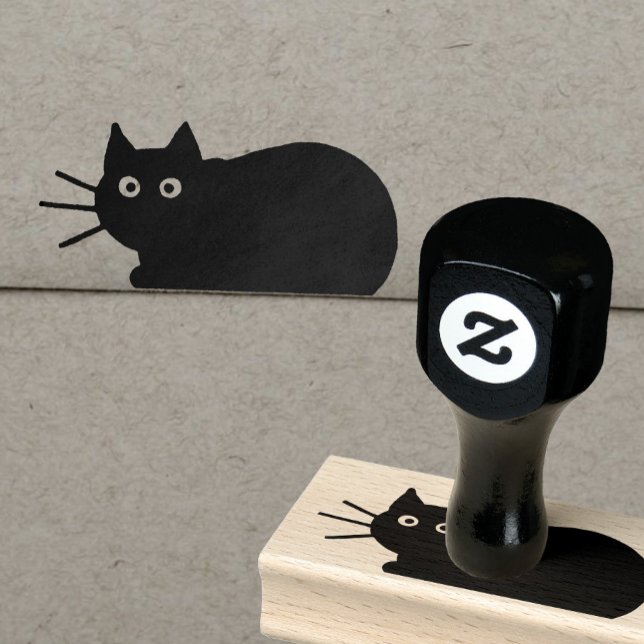 Cool Kitty Cat Fun Feline Lover's Rubber Stamp (Creator Uploaded)