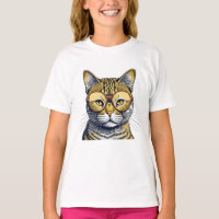 Cool Kitty Cat with Glasses