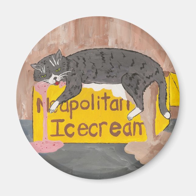 Cool Kitty Magnet (Devant)
