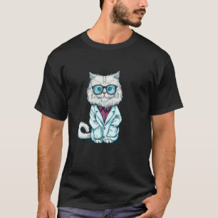 Cool knowledge Cat in Science Costume for bespecta T-Shirt