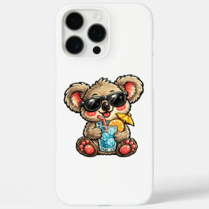 Cool Koala Drink iPhone 16 Pro Max Case