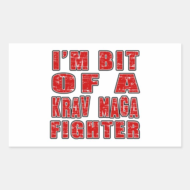Cool Krav Maga Designs Sticker (Front)