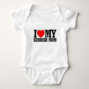 cool Kurdish  mom designs Baby Bodysuit