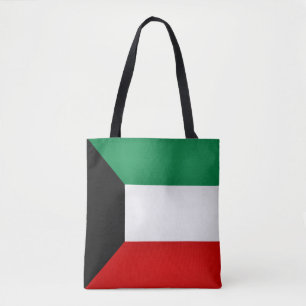Cool Kuwait Flag Fashion Tote Bag