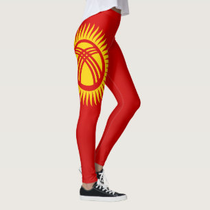 Cool Kyrgyzstan Flag Fashion Leggings