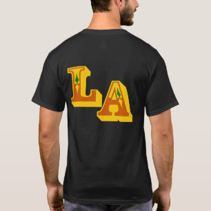 ・° ♥ Cool LA Logo Stylish Décontracté Dark T-Shirt