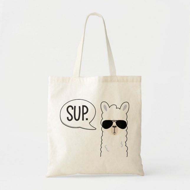 Cool lama tote bag (Front)