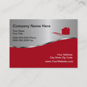 Cool Large Real Estate Business Card