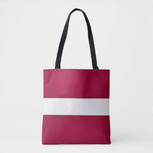 Cool Latvia Flag Fashion Tote Bag
