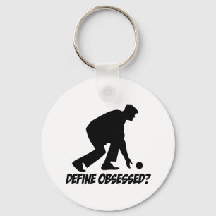 Cool Lawn Bowl Lovers Designs Keychain