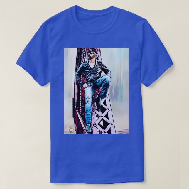 Cool Leather T-Shirt (Design Front)
