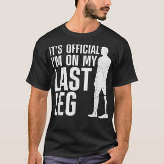 Cool Leg Amputee Art For Men Women Prosthetic Leg T-Shirt