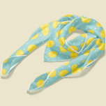 Cool Lemons Pattern Scarf<br><div class="desc">Girly and fun citrus fruits pattern.</div>