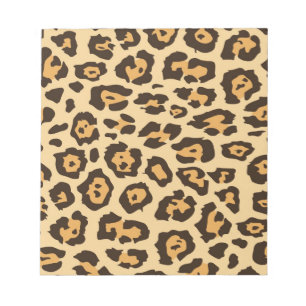 Cool Leopard Print Pattern Gifts for Her Notepad