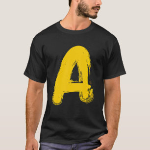 Cool Letter A Chipmunks Group Matching Costume Fa T-Shirt