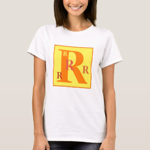 Cool Letter "R" (personalized)   T-Shirt