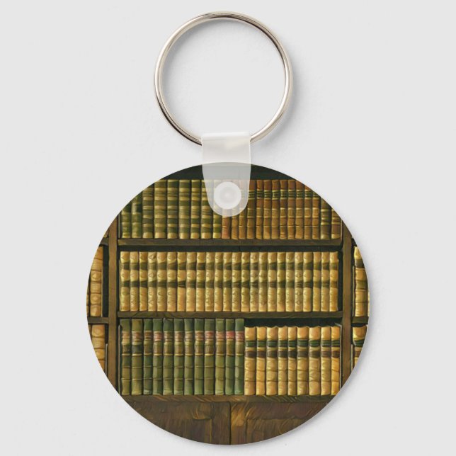 Cool librarian gift keychain (Front)