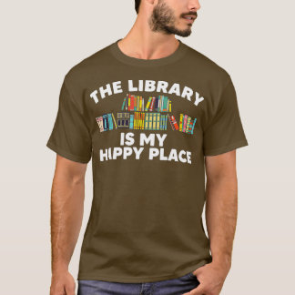 Cool Library Art For Men Women Bookworm Librarian T-Shirt