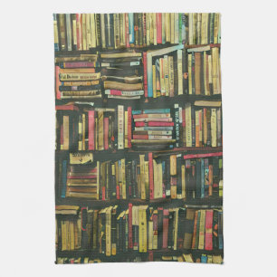 Cool library lover gift kitchen towel