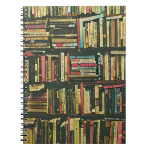 Cool library lover gift notebook