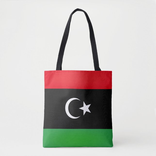 Cool Libya Flag Fashion Tote Bag (Front)
