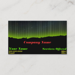 Cool  light business card