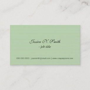 Cool, lime simple business cards. card