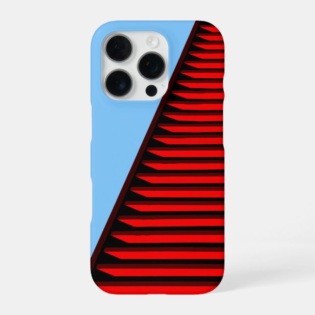 COOL Lined Patterns iPhone Case (Back)
