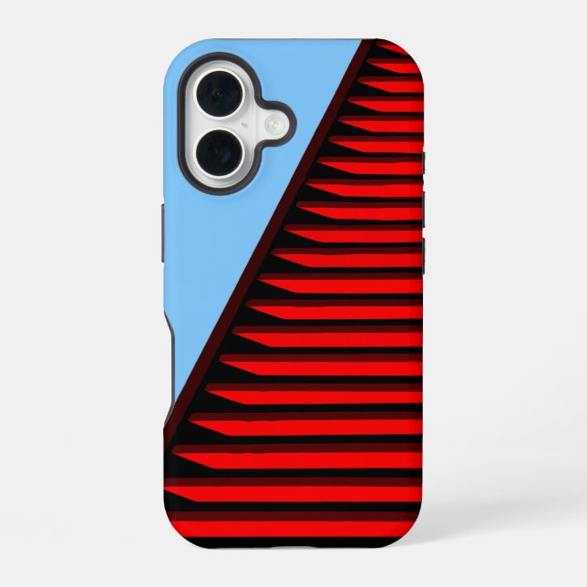COOL Lines Line Pattern iPhone 16 Case (Back)