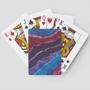 Cool Lines Tie Dye Bicycle Playing Cards