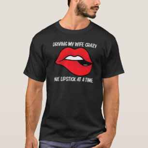 Cool Lipstick For Men Dad Boys Cosmetic Makeup T-Shirt