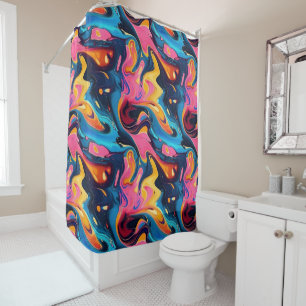 Cool liquid abstract tiled pattern 