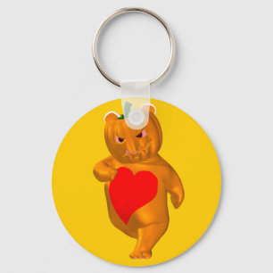 Cool Little Halloween Bear Keychain