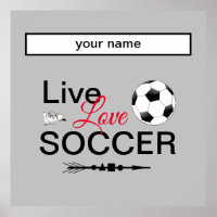 cool live love soccer sports add name