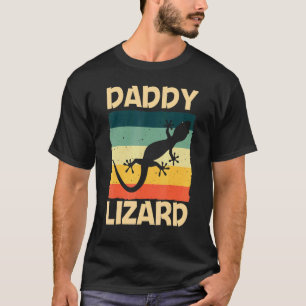 Cool Lizard For Men Dad Reptile  Crested Gecko Igu T-Shirt