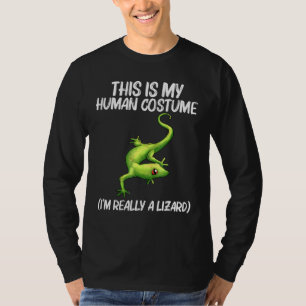 Cool Lizard For Men Women Gecko Green Reptile Anim T-Shirt