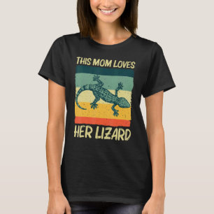 Cool Lizard For Mom Women Reptile Animal Lizard T-Shirt