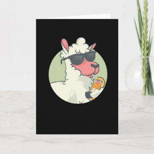 Cool Llama Card