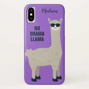 Cool Llama custom name & colour phone cases