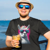 Cool Llama Pink Sunglasses