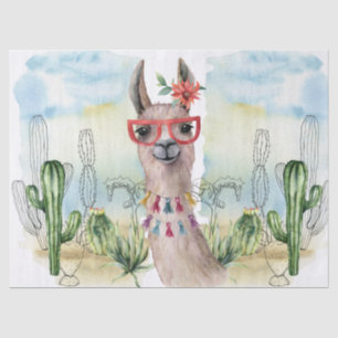 Cool Llama Tissue Paper