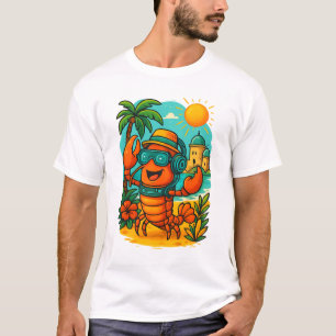 Cool Lobster Vibes – Funny Summer Beach T-Shirt
