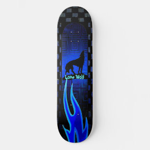 Cool Lone Wolf Skateboard