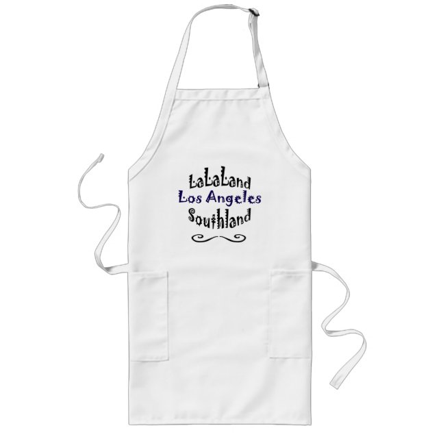 Cool Los Angeles Apron! Long Apron (Front)