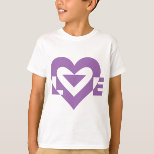 Cool Love Graphic, Purple T-Shirt