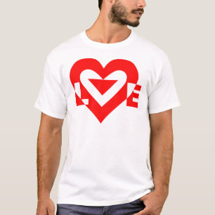 Cool Love Graphic, Red T-Shirt