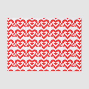 Cool Love Graphic, Red Tissue Paper